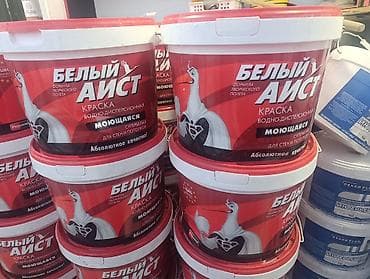 Дом и сад: Краска водно-дисперсионная «Белый Аист» — моющаяся, супербелая, для — 3