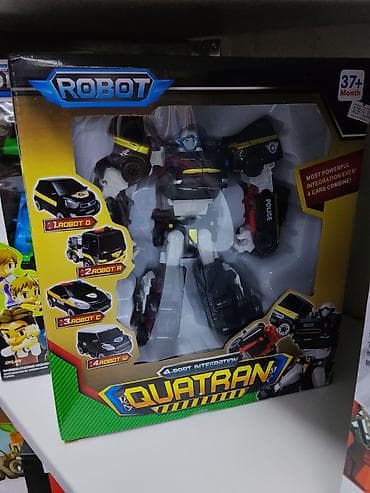 Игровой набор «Robot Quatran» — трансформер с интеграцией из 4 машин
