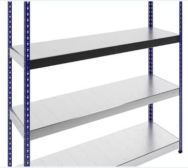 напольные полки: Стеллаж SB 2000х1520х510 (4 яруса с оцинкованным настилом) — 2