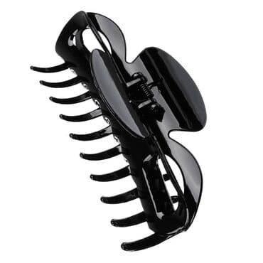 чехлы мех: Краб / заколка для волос черный 11см. Крупный, объемный краб для — 2