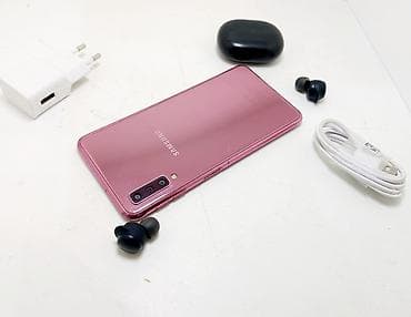 samsung a30: Samsung Galaxy A7 2018, Б/у, 64 ГБ, цвет - Розовый, 1 SIM, 2 SIM — 10