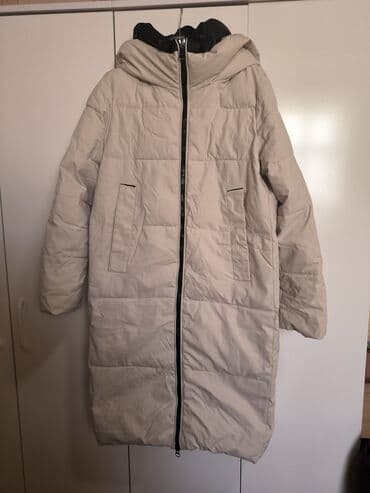 Пуховик, По колено, XL