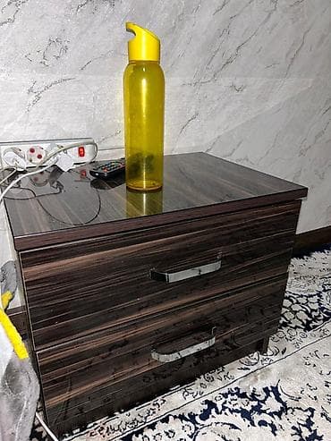 столы для офиса: Спальный гарнитур, Двуспальная кровать, цвет - Коричневый — 5