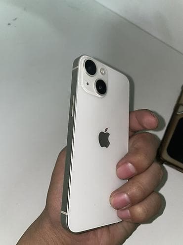 Уюлдук телефондор жана аксессуарлар: IPhone 13 mini, 128 ГБ, Ак, Куту, 77 % — 2
