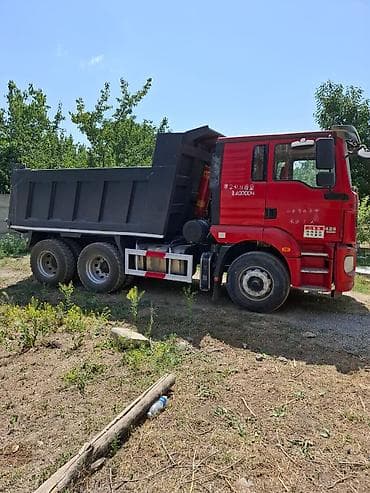 бу чехол: Самосвал 6x4, китайского производства (Shaanxi/Shacman-серии), красная — 2