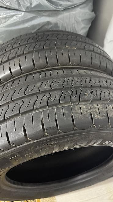 hankook: Шины 195 / 60 / R 15, Лето, Б/у, Пара, Легкий коммерческий транспорт (C/LT), Корея, Hankook — 4
