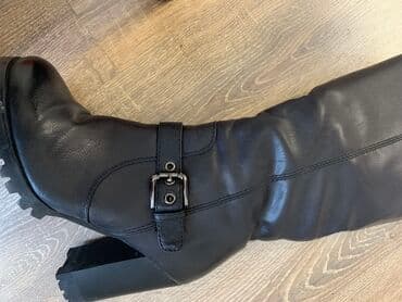 обувь больших размеров бишкек: Сапоги, 37, ALS, Новый, цвет - Черный, Самовывоз — 3