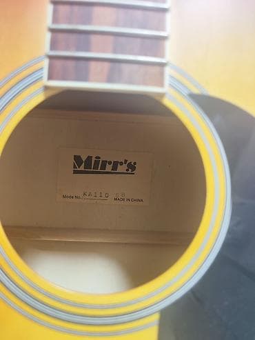 реставрация акустической гитары: Акустическая гитара Mirr’s KA110 SB (Made in China) Особенности: - — 4