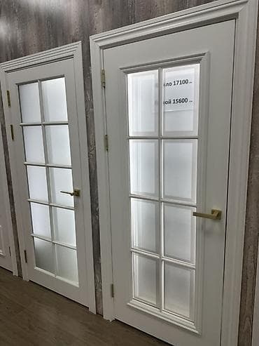 open: Межкомнатные двери в классическом стиле с матовым остеклением - — 5