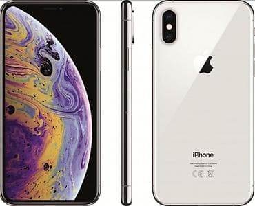 IPhone Xs, Б/у, 64 ГБ, Серебристый, 95 %