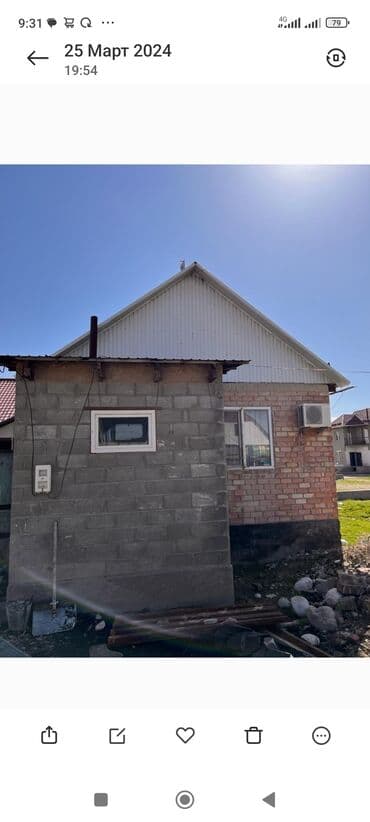 продажа домов ж м ала тоо: Времянка, 35 м², 2 комнаты, Собственник — 4