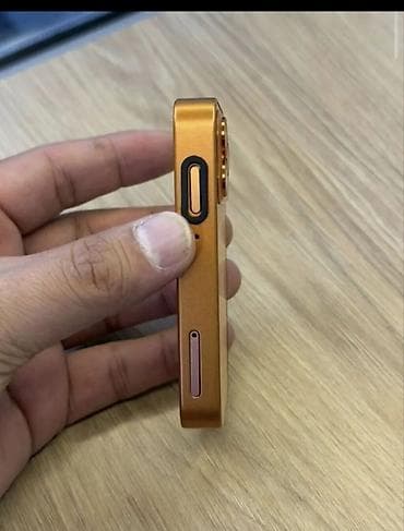 афон 16: Мини‑смартфон в стиле iPhone17 про мах оранжевый корпус - Компактный — 5