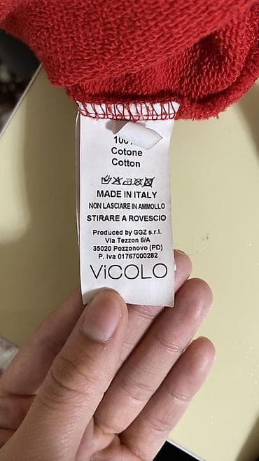 футболка с поцелуями: Свитшот VICOLO “À LA MER” - Бренд: VICOLO - Произведено в Италии - — 3