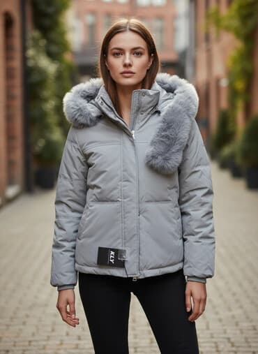 купить женский пуховик большого размера: Куртка зимняя пуховик натуральный пух, размер оверсайз с 50 по 52 — 2