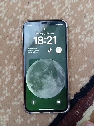 сколько стоит планшеты: IPhone X, Б/у, 64 ГБ, Черный, Чехол, 100 % — 1