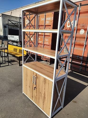 Офисные стеллажи: Офисный стеллаж, Новый, Железо, Платная доставка, Самовывоз — 4