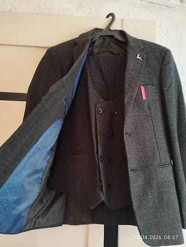 прокат горнолыжных костюмов бишкек: Мужской костюм-тройка в клетку (подростковый подойдет мальчикам — 1