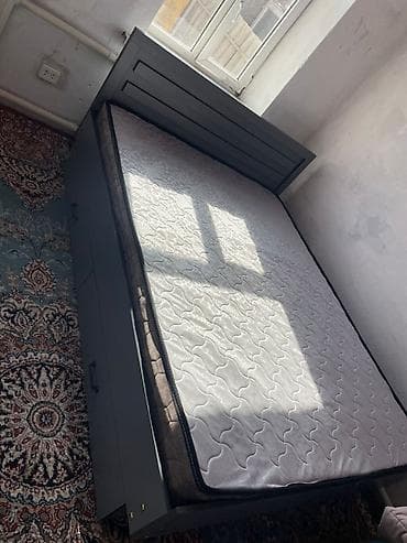 Мебельные гарнитуры: Набор мебели для спальни/детской в современном сером цвете. Состав: - — 1