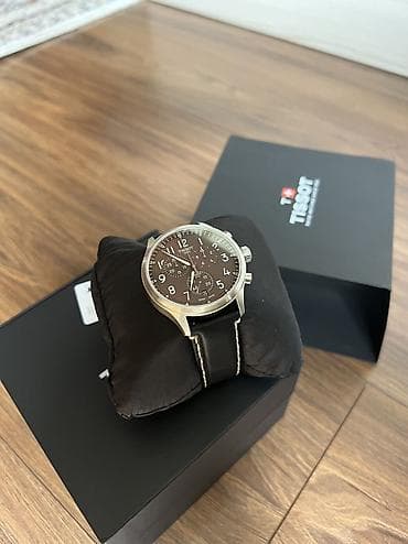 часы янтарь: Классические часы часы, Tissot, Швейцария, Секундомер, Мужские, Новый — 6