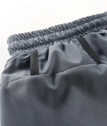 белые шорты с завышенной талией: Мужские шорты, 4XL, Новый, цвет - Серый, Самовывоз — 3