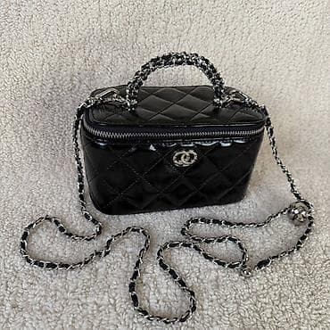 Классические сумки: Классическая сумка, Chanel, Материал: Лаковая кожа, Застежка на молнии, Женские — 2