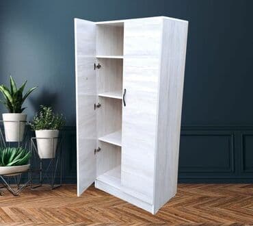 кухонный буфет для посуды: Кухонный гарнитур, Новый, цвет - Белый, ДСП, Платная доставка — 4