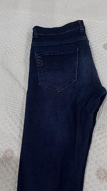 Джинсы: Мужские джинсы, S, Us Polo Assn, Б/у, цвет - Синий — 3