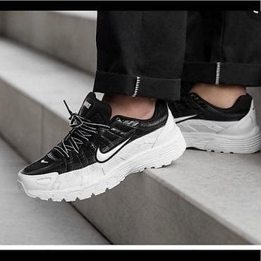Мужская обувь: Кроссовки Nike P-6000 (черно-белые) размер 40-41 - Модель: Nike — 3