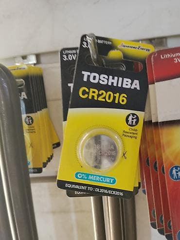 Литиевая батарейка Toshiba CR2016 - Тип: CR2016 (эквивалент DL2016 /