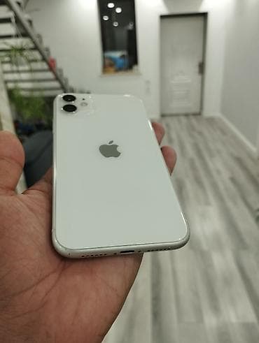 iphone 8 lalafo: IPhone 11, Б/у, 128 ГБ, Белый, Кабель, 81 % — 2