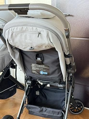 Коляски: Коляска, Другой бренд, цвет - Серебристый, Б/у, Самовывоз — 7