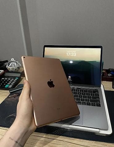 айпад аир 2: Планшет, Apple, память 64 ГБ, 10" - 11", Wi-Fi, Б/у, Детский цвет - Золотой — 2