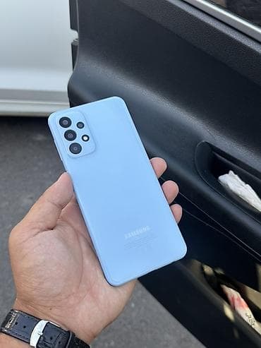 Техника и электроника: Samsung Galaxy A23, Б/у, 128 ГБ, цвет - Голубой, 2 SIM — 1