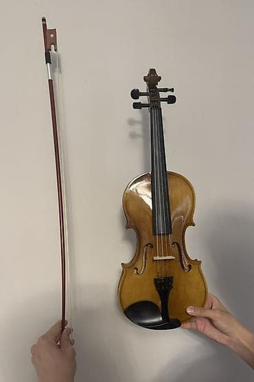 Скрипки: Скрипка 4/4 с комплектом - Классическая скрипка полного размера — 1