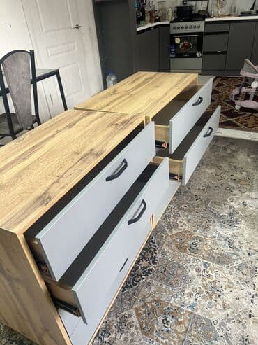 тумба рекс: Комод для одежды, Новый, Без зеркала, Другой материал, цвет - Серый — 2