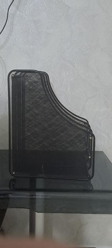 Үй жана бакча: Кеңсе стеллаж, Темир, түсү - Кара — 1