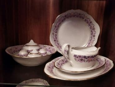 красивые вещи: Антикварный сервис из 35 предметов на 6 персон, привозили из Европы — 3