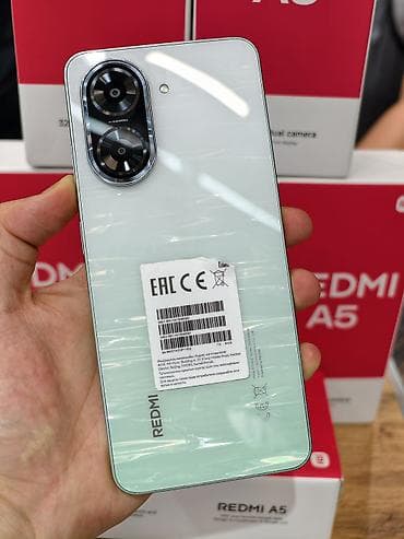 anex ozy: Redmi, Redmi A5, Новый, 64 ГБ, цвет - Черный, 1 SIM, 2 SIM, eSIM — 2
