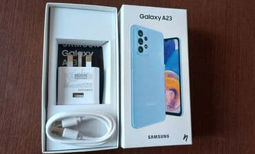 а2: Samsung Galaxy A23, Колдонулган, 128 ГБ, түсү - Көгүлтүр, 2 SIM — 5