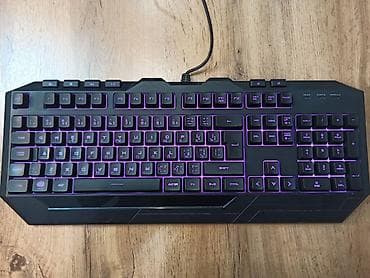 Техника жана электроника: Клавиатура, Мембрандык, Зымдуу туташтыруу, Өлчөмү: 100% — 9