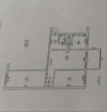 104: 3 комнаты, 73 м², 104 серия, 1 этаж — 7