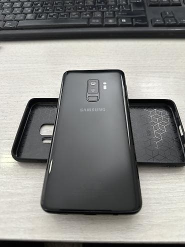 Samsung Galaxy S9 Plus, Б/у, 64 ГБ, цвет - Черный, 2 SIM