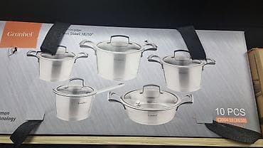 granhel отзывы: Набор посуды Granhel, 10 предметов (серия C2004-10, нержавеющая сталь — 1