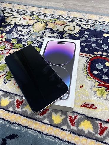 apple монитор: IPhone 14 Pro Max, Б/у, 256 ГБ, Deep Purple, 76 % — 4