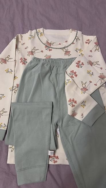 Бөбөктөр үчүн топтомдор: Комплект, түсү - Кызгылт көк, Жаңы — 5