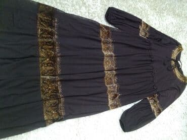 национальные украшения бишкек: Повседневное платье, Турция, Осень-весна, Длинная модель, Трапеция, XL — 3