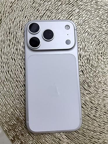 телефону айфон: IPhone 17 Pro, Новый, 256 ГБ, Серебристый, 100 % — 1