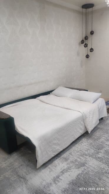 квартира в городе бишкек: 1 комната, Душевая кабина, Постельное белье, Кондиционер — 1