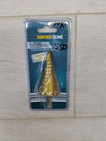 металолом: Ступенчатое сверло WORKZONE 4–39 мм - Тип: ступенчатое сверло по — 1