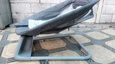 Балдар эмереги: Балдар үчүн шезлонг, Термелген отургуч, Темир, түсү - Боз — 3